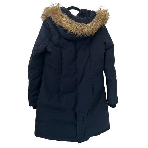 Vince Camuto Navy Blue Long Puffer Coat - Picture 3 of 9